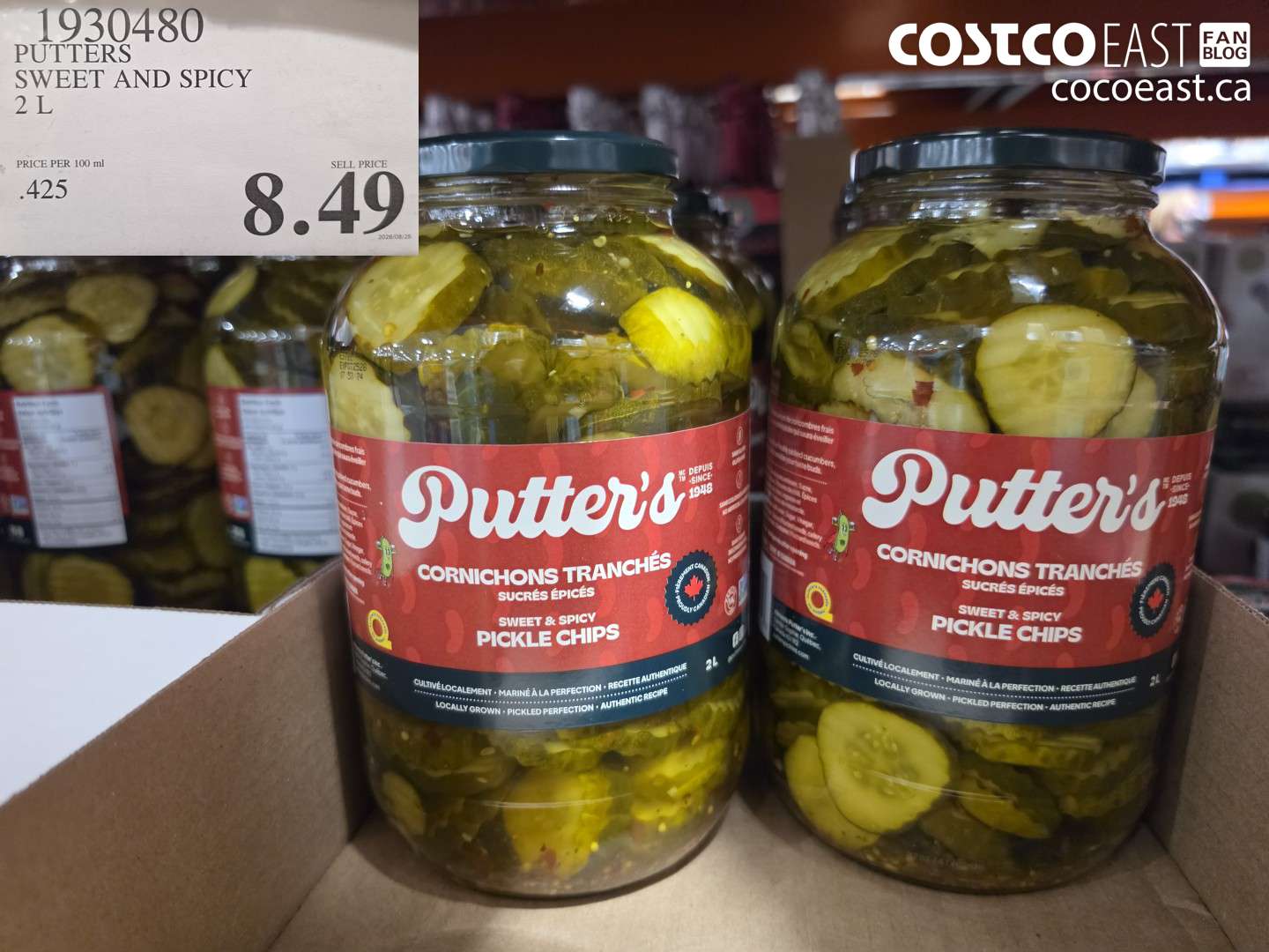 1930480 PUTTERS SWEET AND SPICY 2 L $8.49