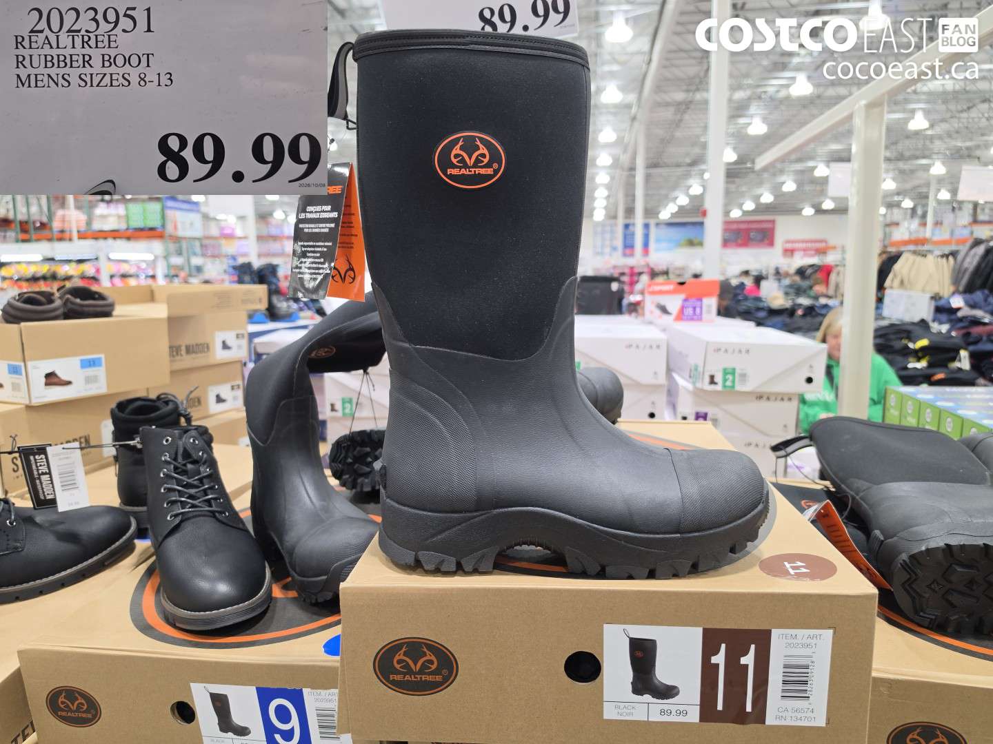 2023951 REALTREE RUBBER BOOT MENS SIZES 8-13 $89.99