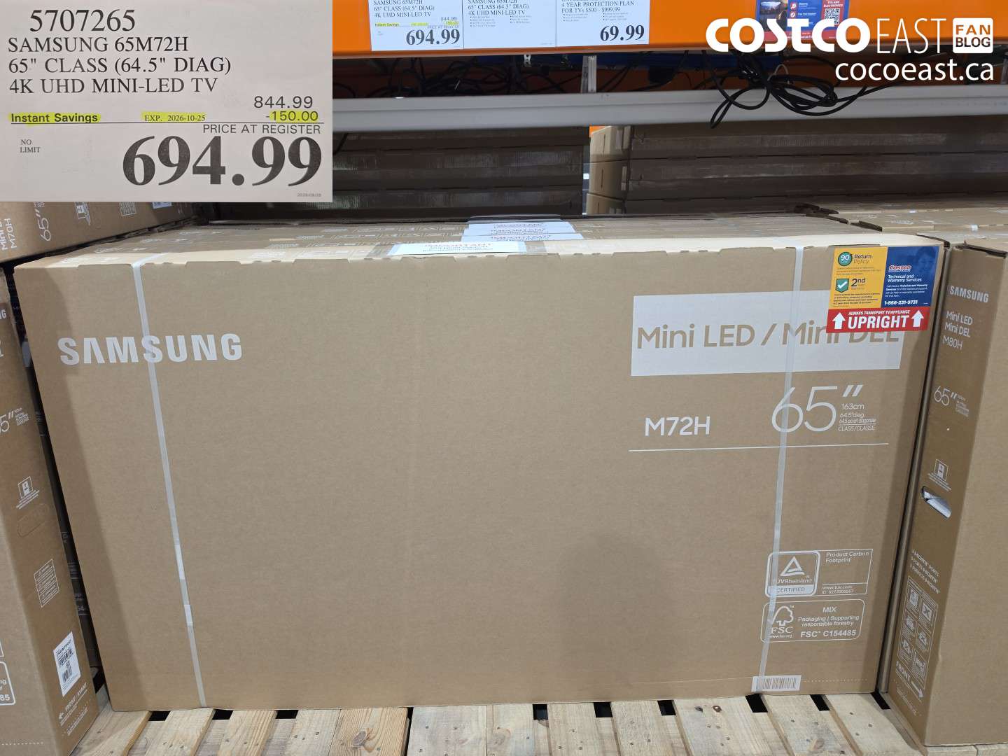 5707265 SAMSUNG 65M72H 65