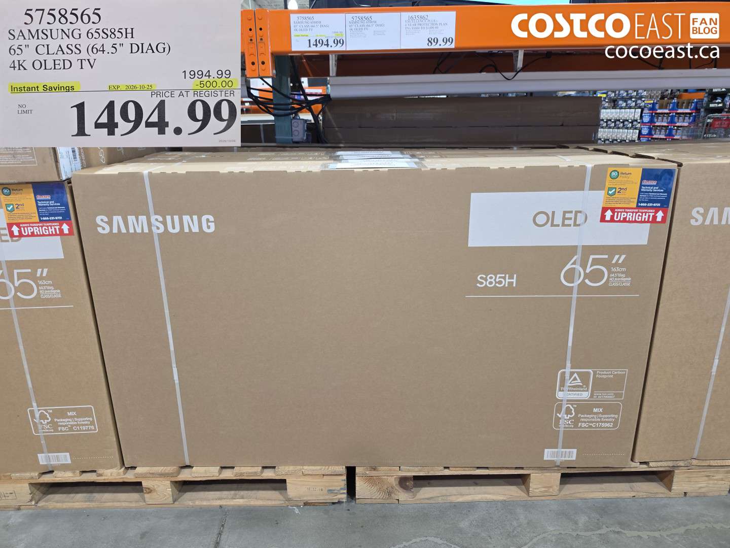 5758565 SAMSUNG 65S85H 65