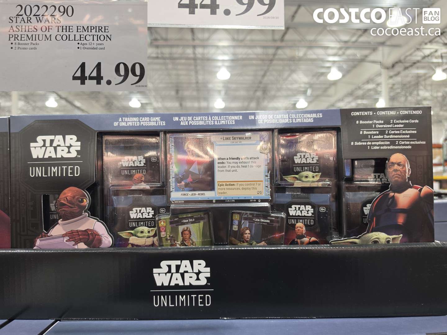 2022290 STAR WARS ASHES OF THE EMPIRE PREMIUM COLLECTION $44.99