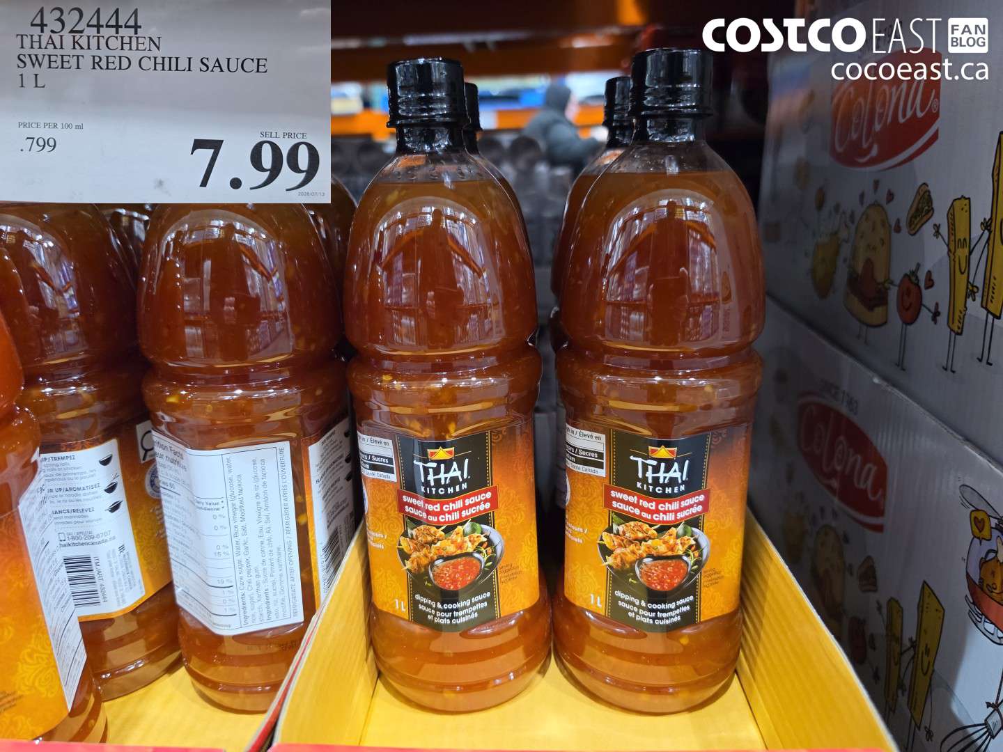 432444 THAI KITCHEN SWEET RED CHILI SAUCE 1 L $7.99