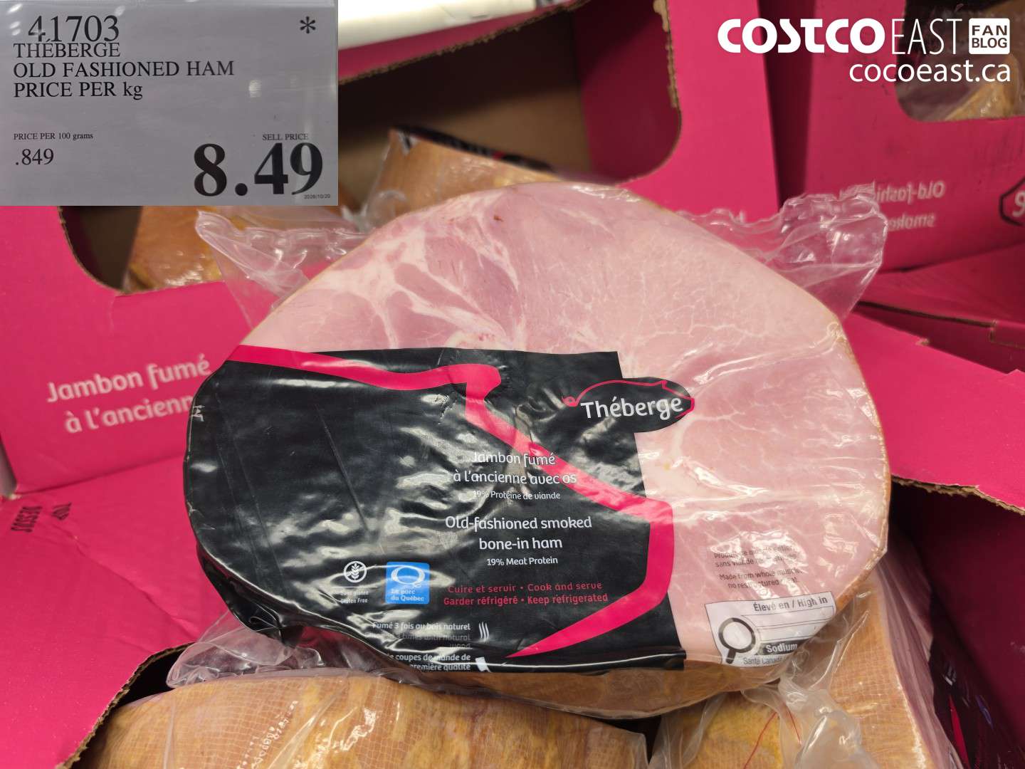 41703 THEBERGE OLD FASHIONED HAM $8.49