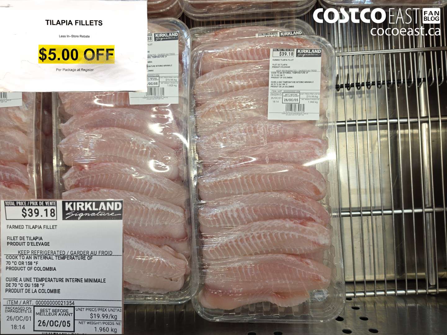 21345 TILAPIA FILLETS ($5.00 INSTANT SAVINGS)