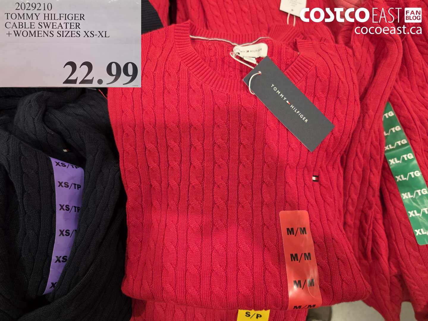 2029210 TOMMY HILFIGER CABLE SWEATER WOMENS SIZES XS-XL $22.99