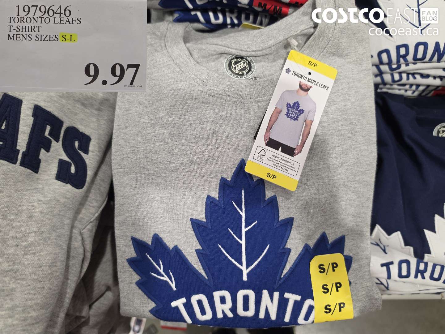 1979646 TORONTO LEAFS T-SHIRT MENS SIZES S-L $9.97