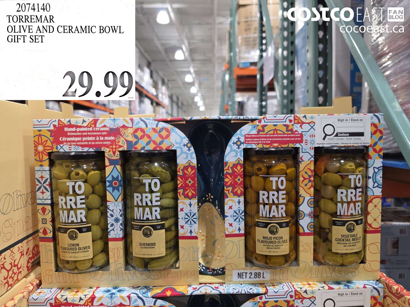 2074140 TORREMAR OLIVE AND CERAMIC BOWL GIFT SET $29.99