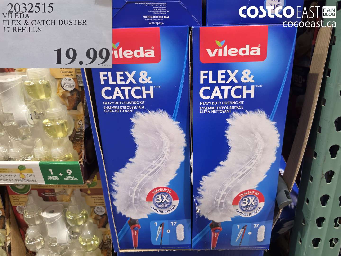 2032515 VILEDA FLEX & CATCH DUSTER 17 REFILLS $19.99