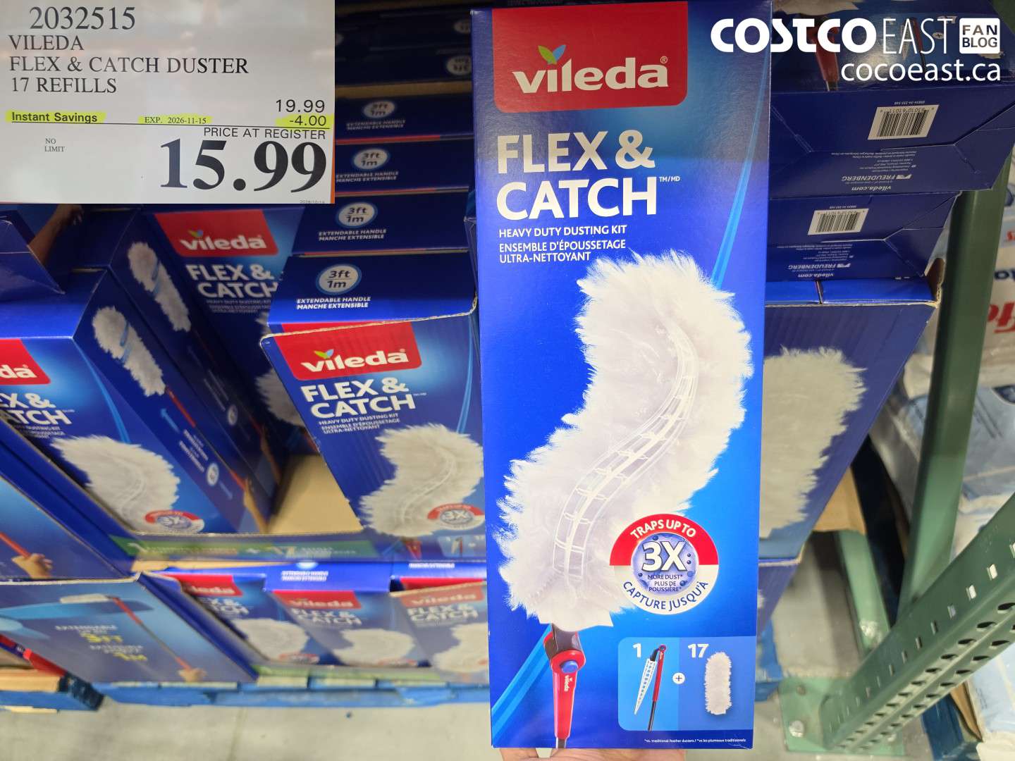 2032515 VILEDA FLEX & CATCH DUSTER 17 REFILLS ($4.00 INSTANT SAVINGS EXPIRES ON 2026-11-15) $15.99