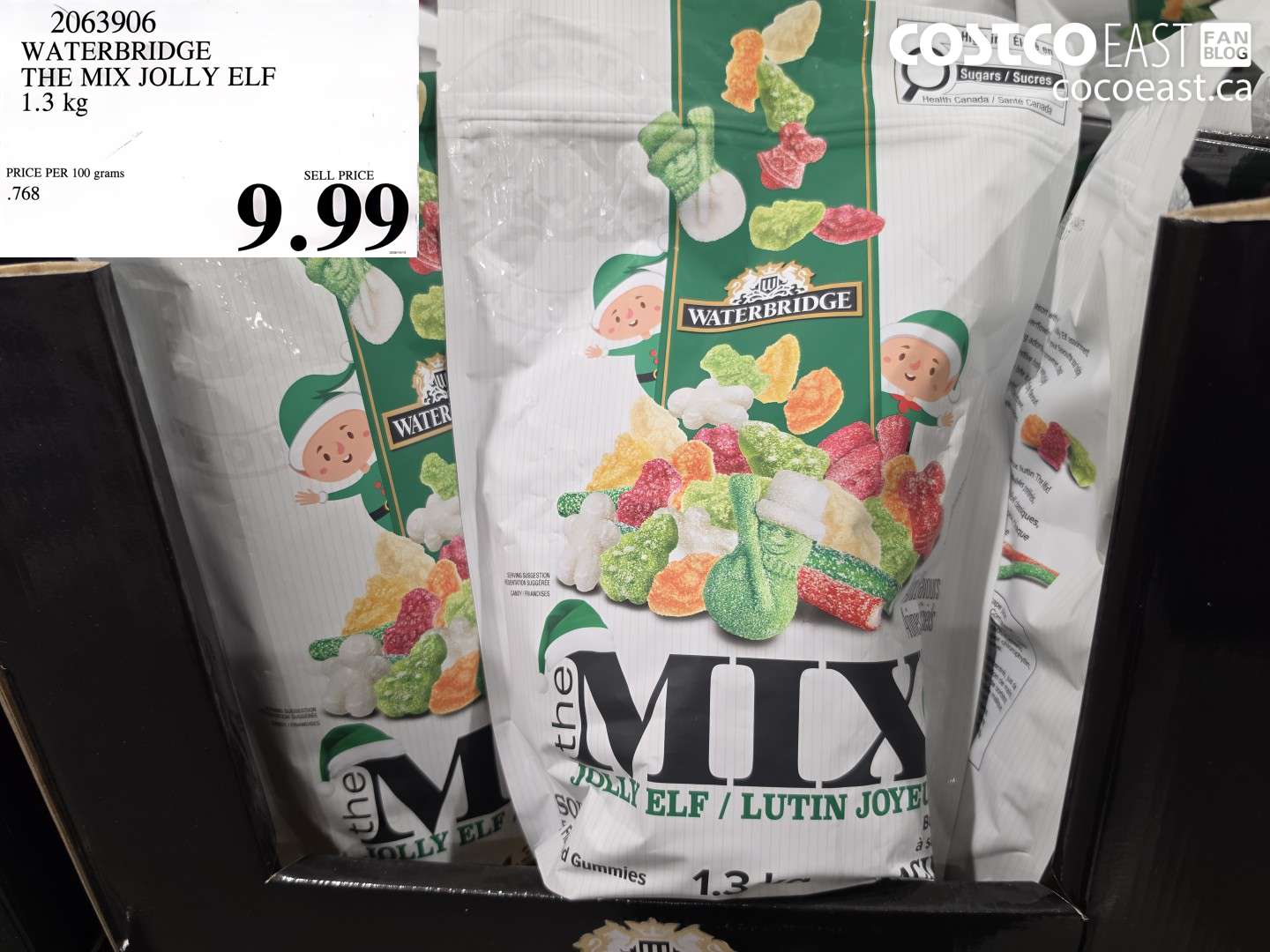 2063906 WATERBRIDGE THE MIX JOLLY ELF 1.3 KG $9.99