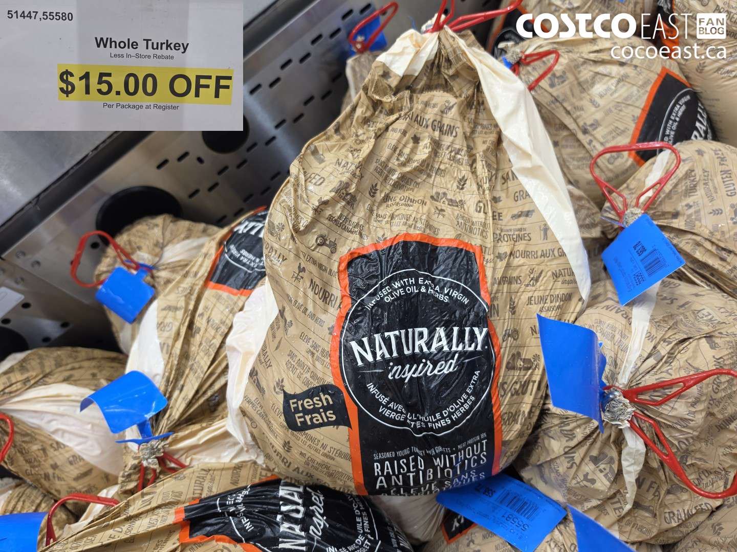 51447 WHOLE TURKEY ($15.00 INSTANT SAVINGS)