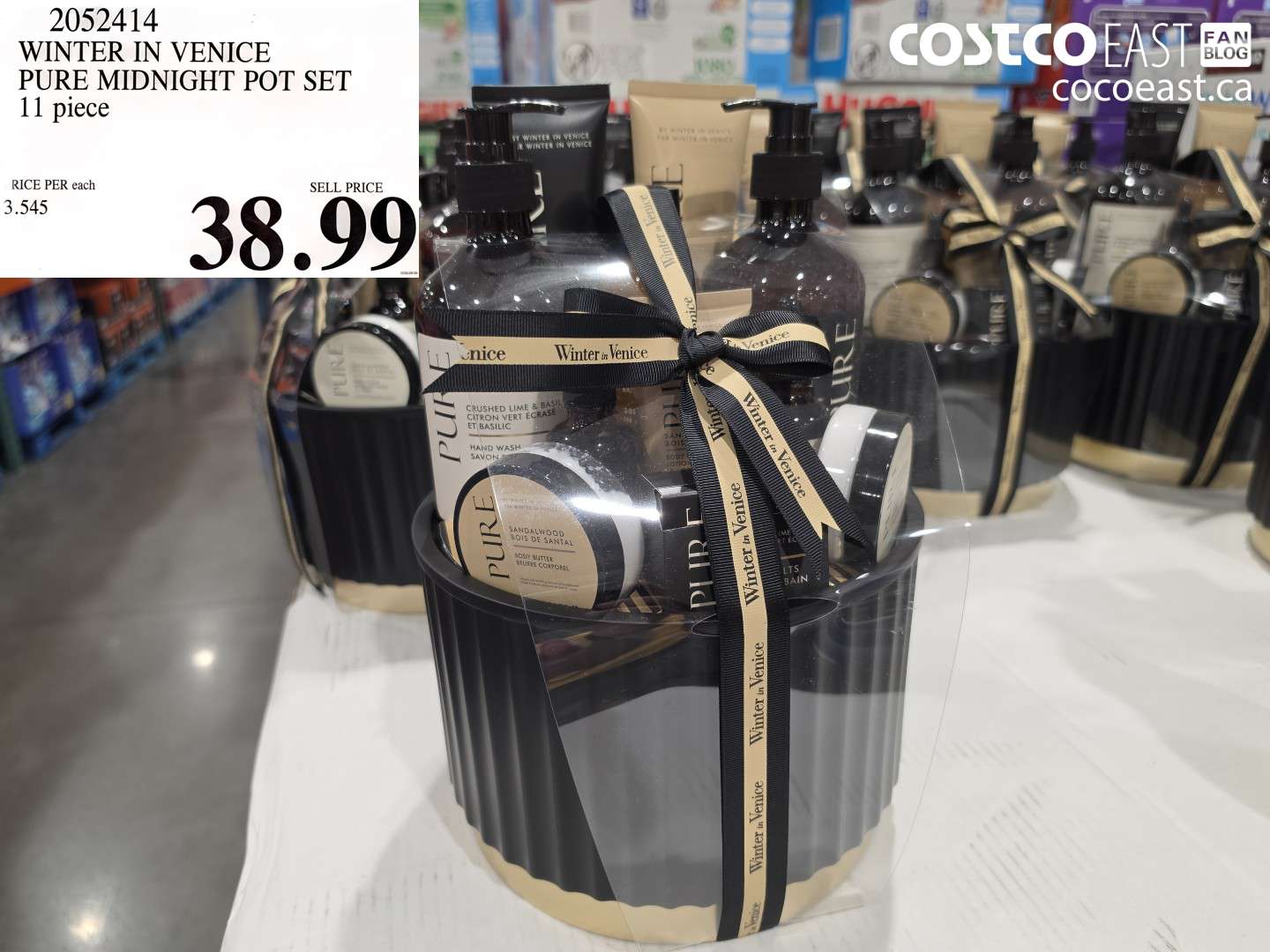 2052414 WINTER IN VENICE PURE MIDNIGHT POT SET 11 PIECE $38.99