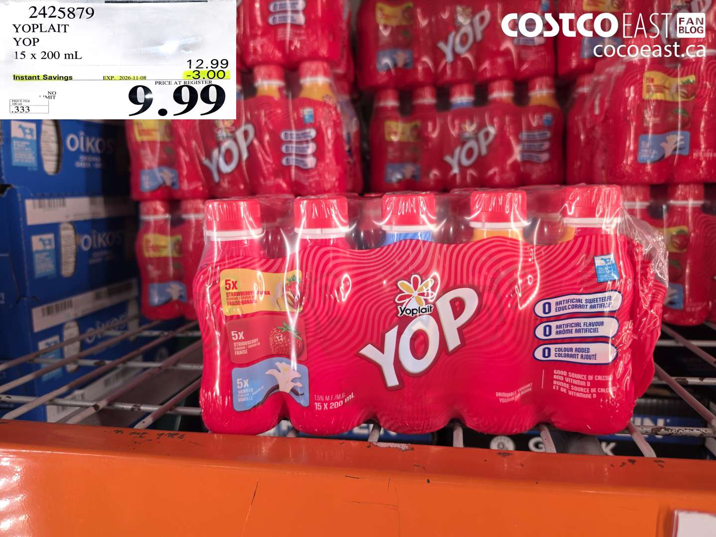 2425879 YOPLAIT YOP 15 X 200 ML ($3.00 INSTANT SAVINGS EXPIRES ON 2026-11-08) $9.99