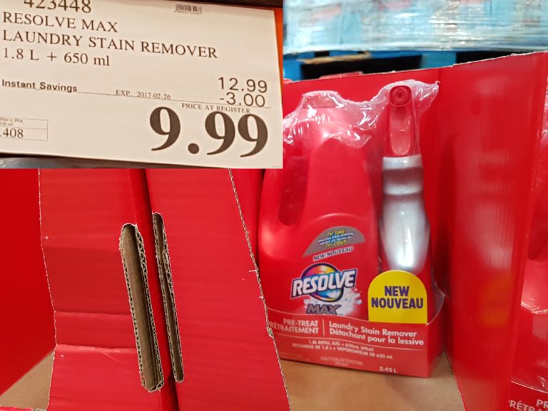 423448 RESOLVE MAX LAUNDRY STAIN REMOVER 1 8 L 650 ML 3 00 INSTANT