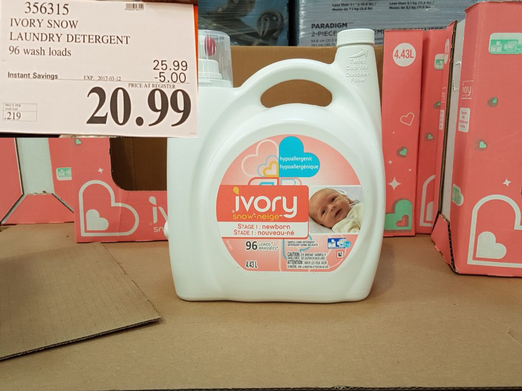 356315 IVORY SNOW LAUNDRY DETERGENT 96 WASH LOADS 5 00 INSTANT SAVINGS