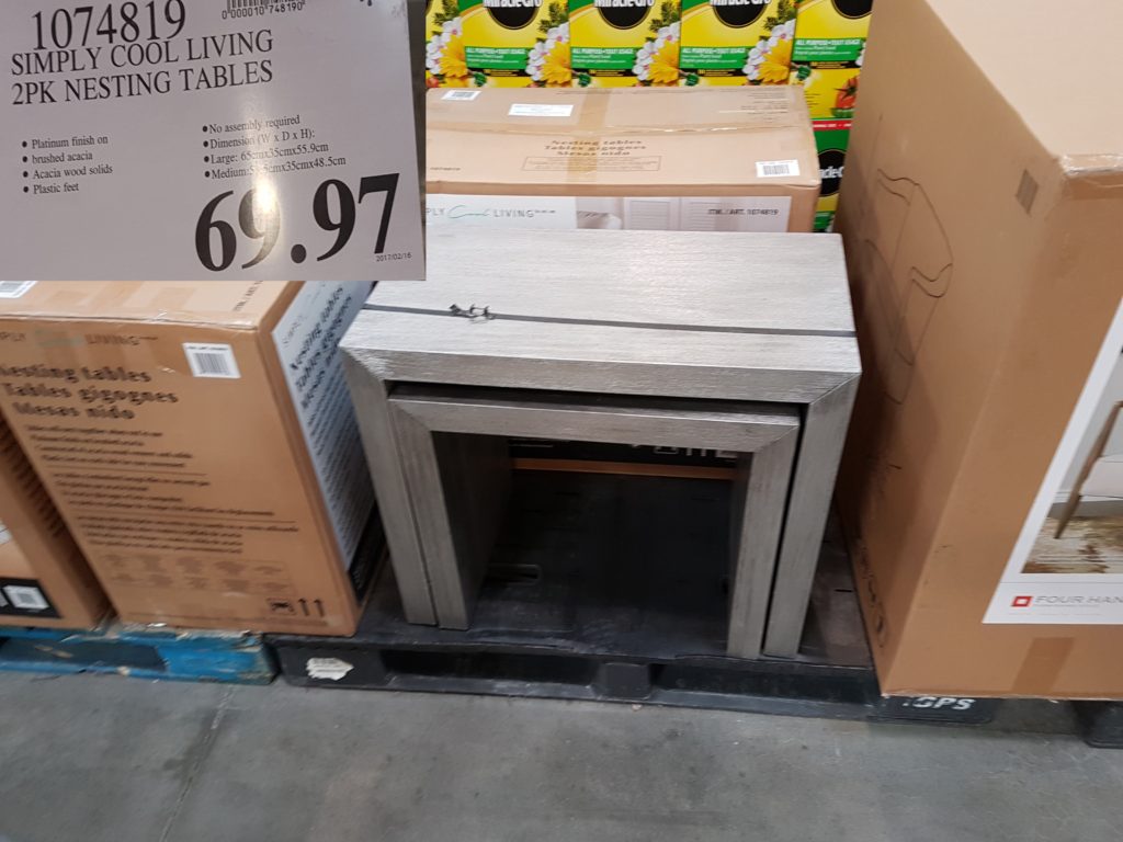 1074819 SIMPLY COOL LIVING 2PK NESTING TABLES 69 97 Costco East Fan Blog