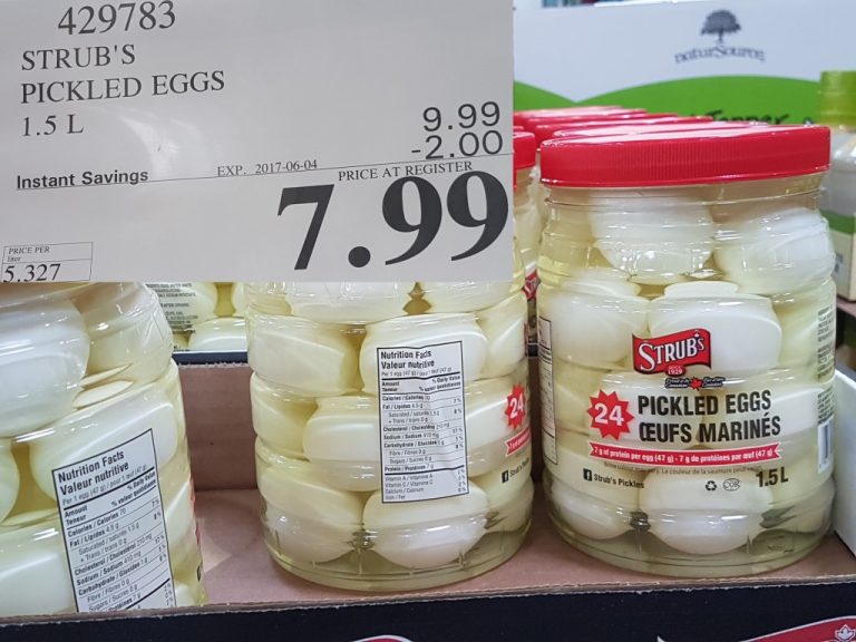 429783 STRUB S PICKLED EGGS 1 5 L 2 00 INSTANT SAVINGS EXPIRES ON 2017