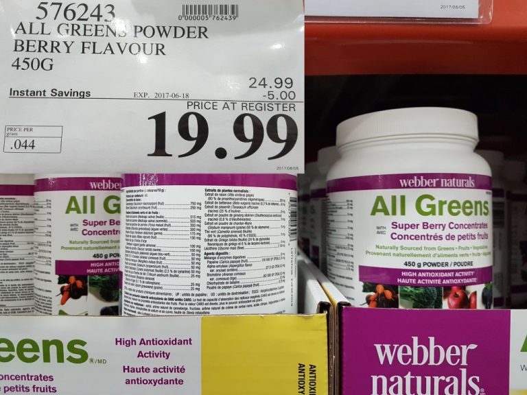 576243 ALL GREENS POWDER BERRY FLAVOUR 450G 5 00 INSTANT SAVINGS