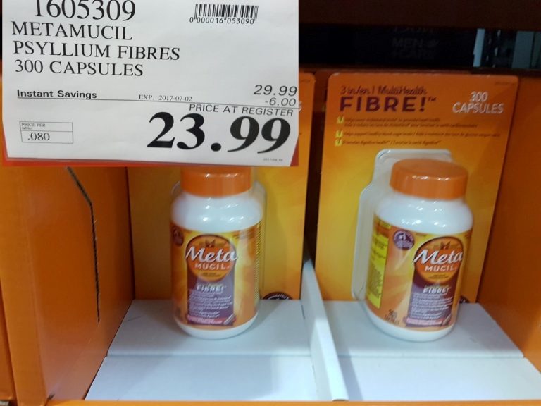 1605309 METAMUCIL PSYLLIUM FIBRES 300 CAPSULES 6 00 INSTANT SAVINGS EXPIRES ON 2017 07 02 23 99