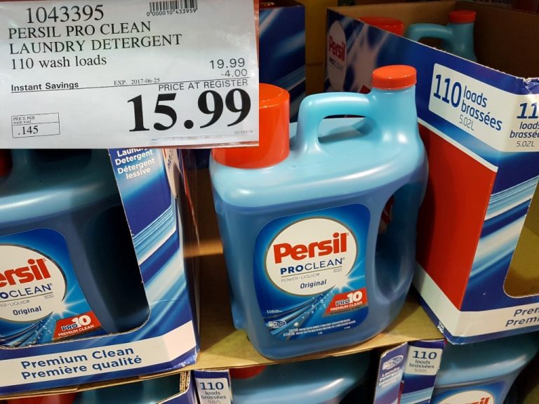 1043395 PERSIL PRO CLEAN LAUNDRY DETERGENT 110 WASH LOADS 4 00 INSTANT