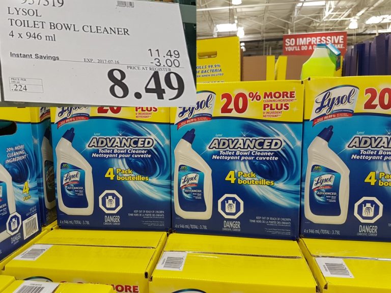 937319 LYSOL TOILET BOWL CLEANER 4 x 946 mL 3 00 INSTANT SAVINGS