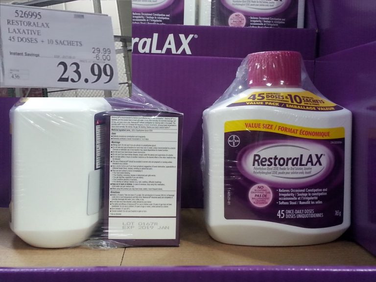 526995 RESTORALAX LAXATIVE 45 DOSES 10 SACHETS 6 00 INSTANT SAVINGS 23
