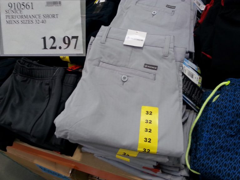 910561 SUNICE PERFORMANCE SHORT MENS SIZES 32 40 12 97 Costco East