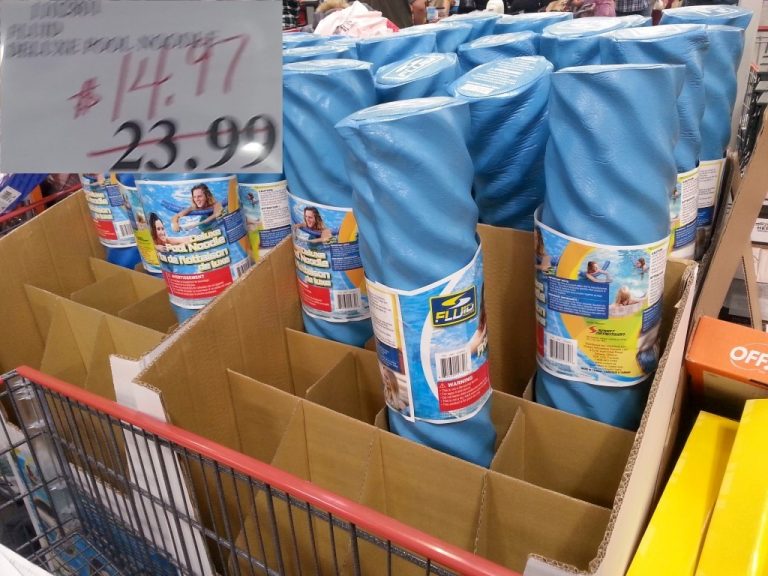 1102801 FLUID DELUXE POOL NOODLE 14 97 Costco East Fan Blog