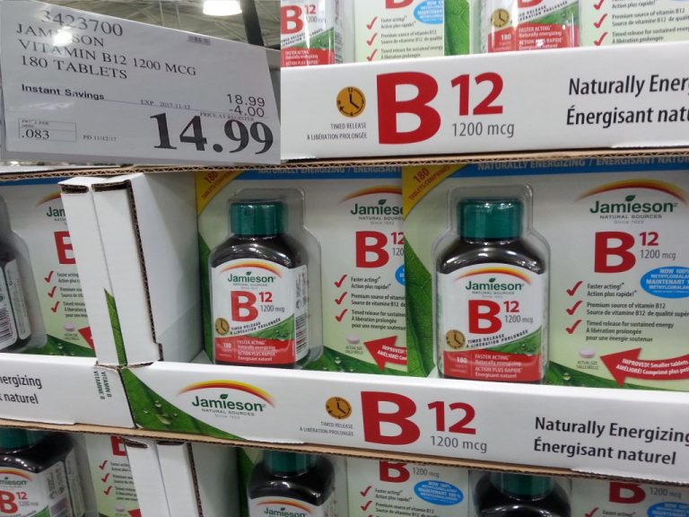 3423700 JAMIESON VITAMIN B12 1200 MCG 180 TABLETS 4 00 INSTANT SAVINGS