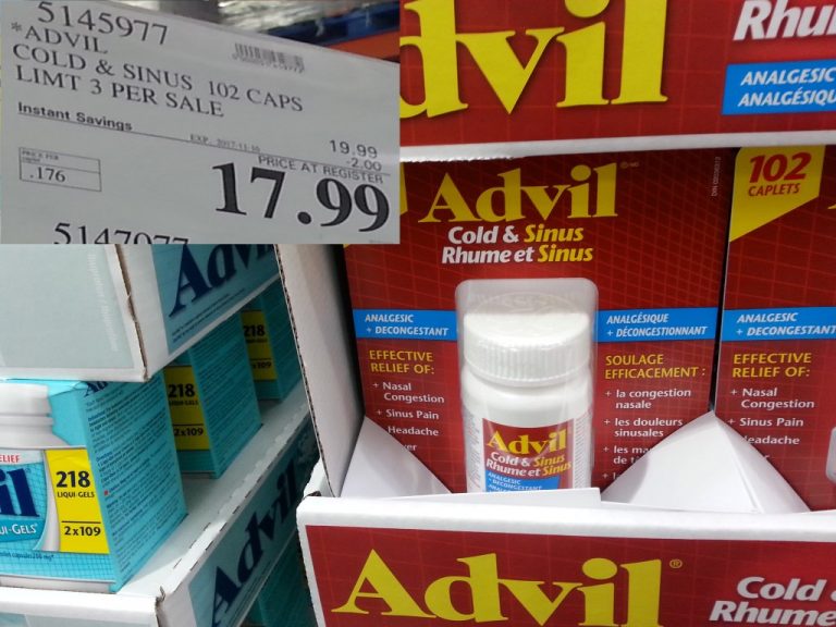 5145977 ADVIL COLD SINUS 102 CAPS 2 00 INSTANT SAVINGS EXPIRES ON 2017