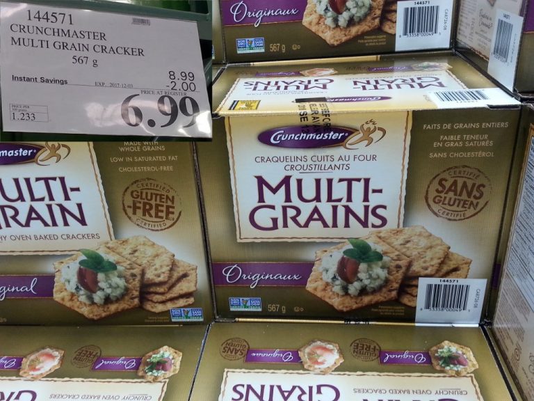 144571 CRUNCHMASTER MULTI GRAIN CRACKER 567 g 2 00 INSTANT SAVINGS