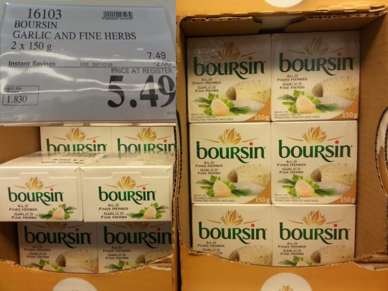 16103 BOURSIN GARLIC FINE HERBS 2 X 150 G 2 00 INSTANT SAVINGS EXPIRES