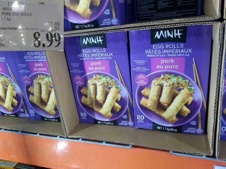 1210029 MINH PORK EGG ROLLS 1 24 KG 2 50 INSTANT SAVINGS EXPIRES ON