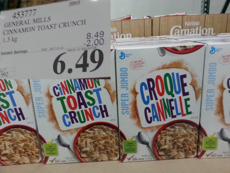 453777 General Mills Cinnamon Toast Crunch 1 3 Kg 2 00 Instant Savings 