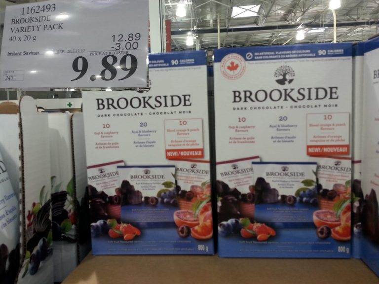1162493 BROOKSIDE VARIETY PACK 40 X 20 G 3 00 INSTANT SAVINGS EXPIRES