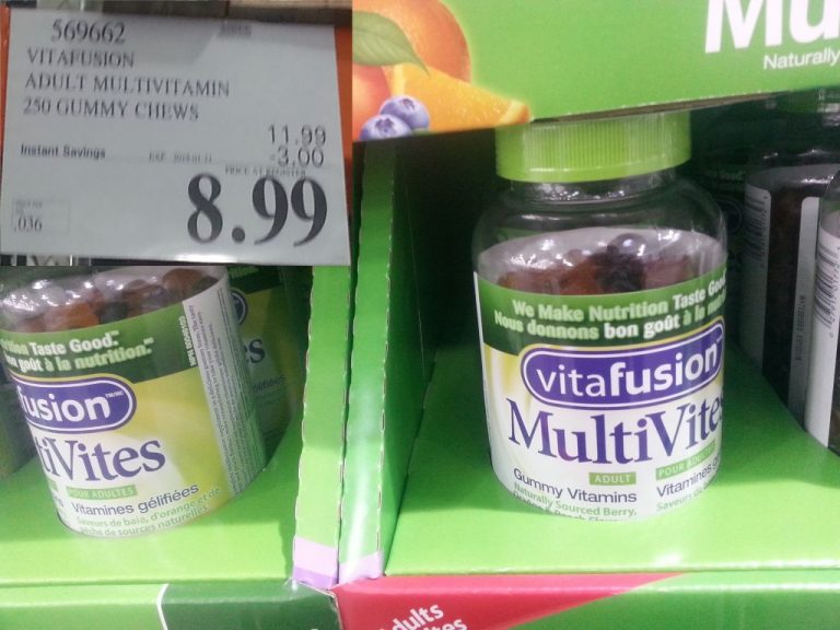 569662 VITAFUSION ADULT MULTIVITAMIN 250 GUMMY CHEWS 3 00 INSTANT SAVINGS EXPIRES ON 2018 01 21