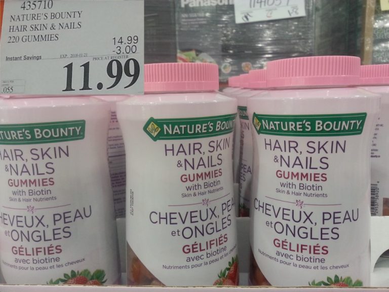 435710 NATURE S BOUNTY HAIR SKIN NAILS 220 GUMMIES 3 00 INSTANT SAVINGS