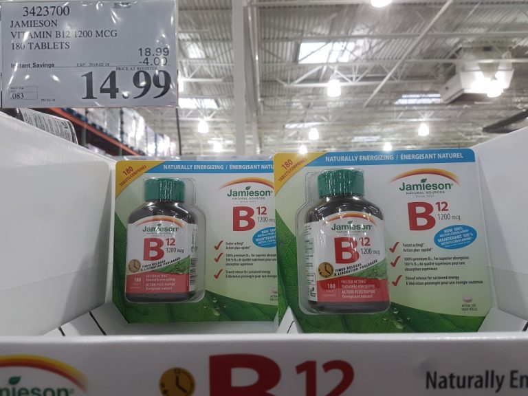 3423700 JAMIESON VITAMIN B12 1200 MCG 180 TABLETS 4 00 INSTANT SAVINGS