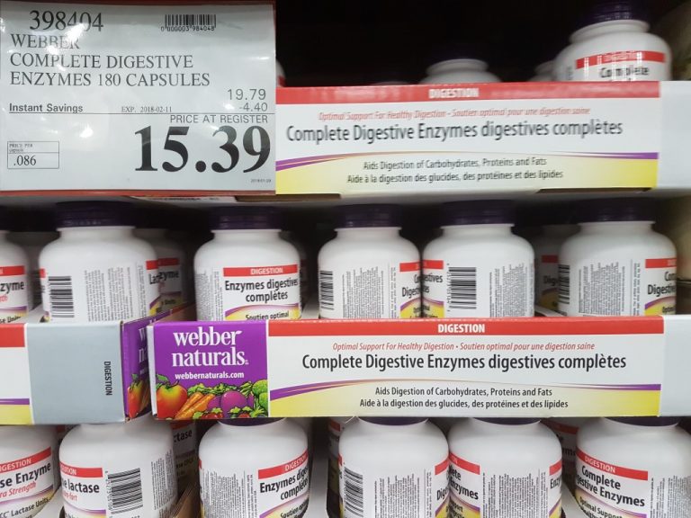 398404 WEBBER COMPLETE DIGESTIVE ENZYMES 180 CAPSULES 4 40 INSTANT