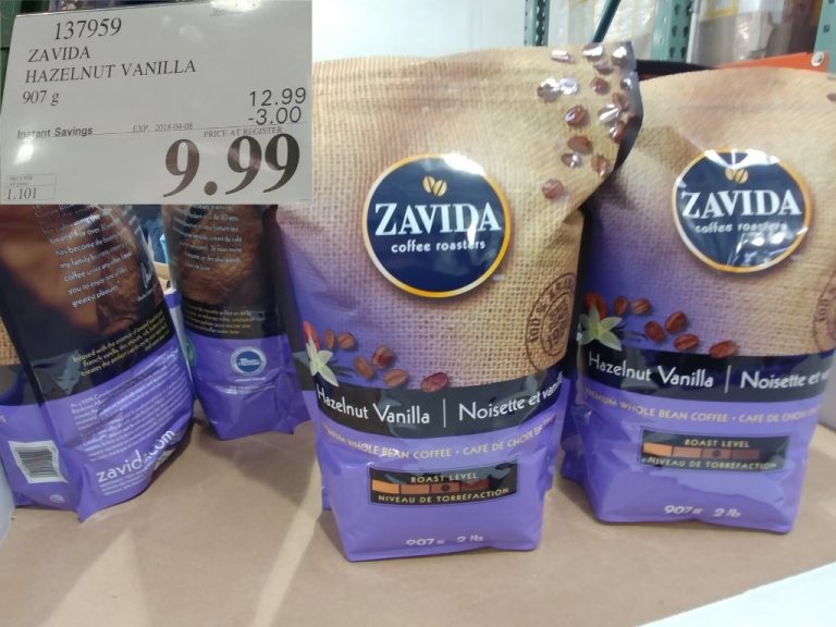 137959 ZAVIDA HAZELNUT VANILLA 907G 3 00 INSTANT SAVINGS EXPIRES ON