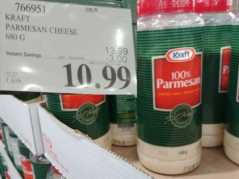 766951 KRAFT PARMESAN CHEESE 680 G 3 00 INSTANT SAVINGS EXPIRES ON 2018