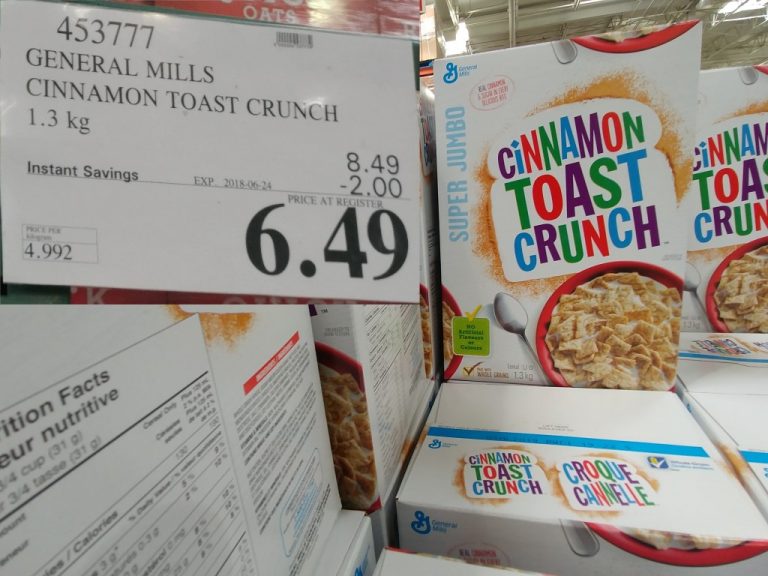 453777 GENERAL MILLS CINNAMON TOAST CRUNCH 1 3 kg 2 00 INSTANT SAVINGS ...