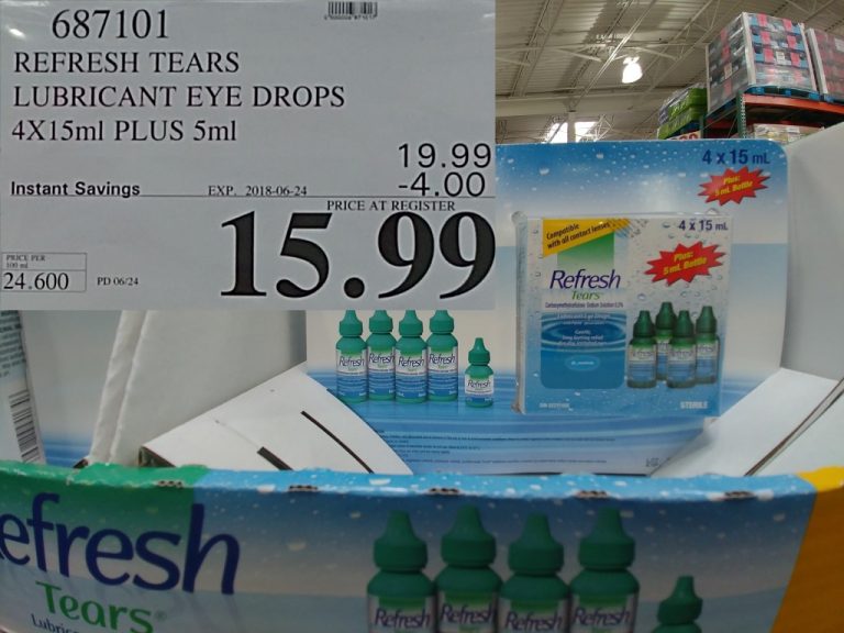 687101 REFRESH TEARS LUBRICANT EYE DROPS 4X15ml PLUS 5ml 4 00 INSTANT