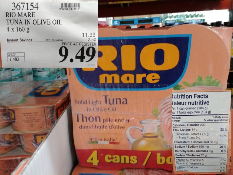 367154 RIO MARE TUNA IN OLIVE OIL 4 x 160 g 2 50 INSTANT SAVINGS