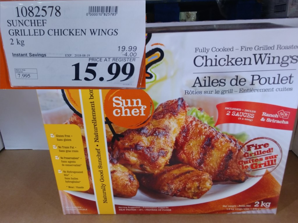 Costco Chicken Wings : Deep Fry Costco Chicken Wings : costco garlic chicken ... / Costco sells their 10 pound pack of frozen chicken wings for $24.99.
