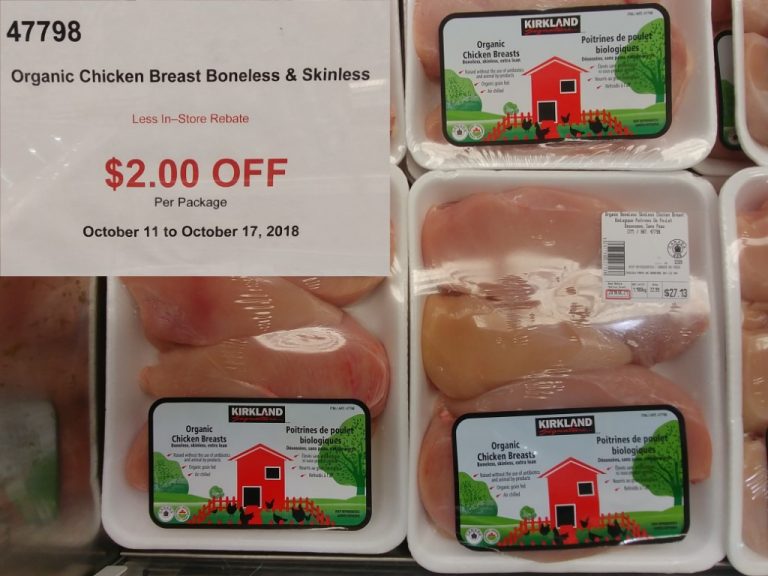 47798 ORGANIC CHICKEN BREAST BONELESS SKINLESS 2 00 INSTANT SAVINGS