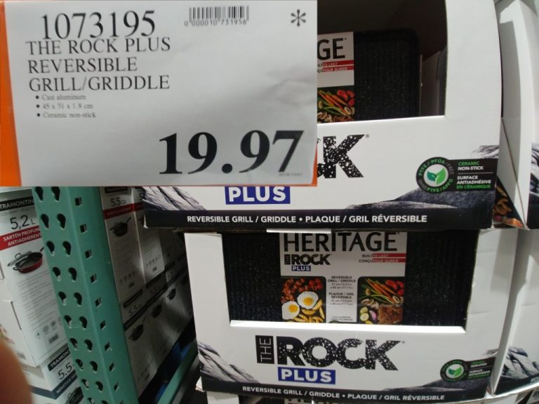 1073195 THE ROCK PLUS REVERSIBLE GRILL GRIDDLE 19 97 Costco East Fan Blog