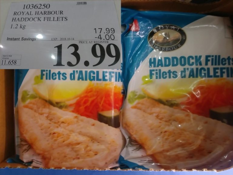 1036250 ROYAL HARBOUR HADDOCK FILLETS 1 2 KG 4 00 INSTANT SAVINGS