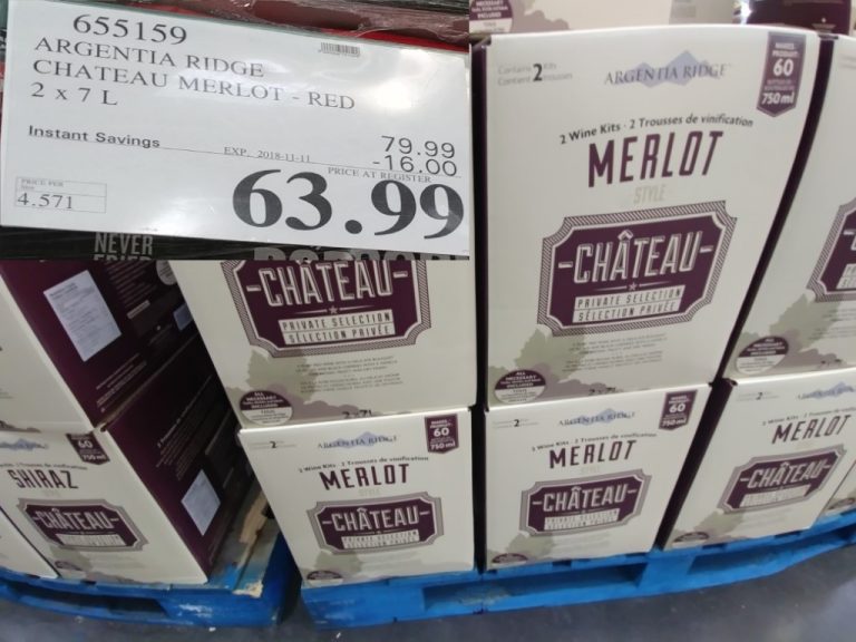 655159 ARGENTIA RIDGE CHATEAU MERLOT RED 2 X 7L 16 00 INSTANT SAVINGS