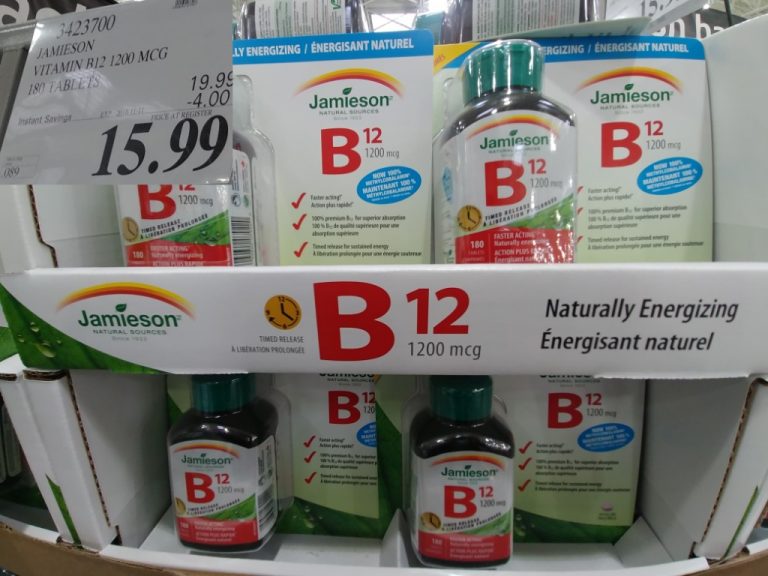 3423700 JAMIESON VITAMIN B12 1200 MCG 180 TABLETS 4 00 INSTANT SAVINGS